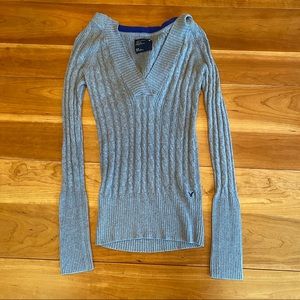 American Eagle Cable Knit Hoodie